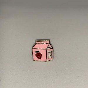 Strawberry milk pin